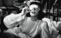 Hepburn in sleep mask