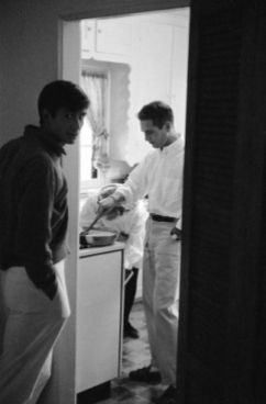 Newman cooking for Perkins