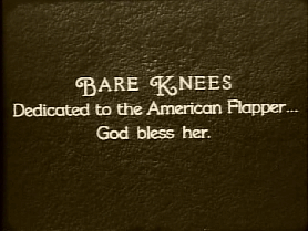 BARE KNEES 1928