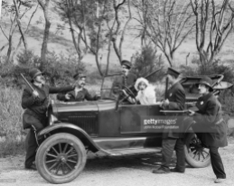 The Keystone Cops and Marion Davies