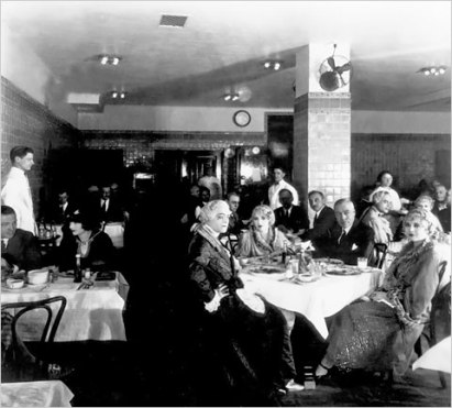 The Astor Room in its earlier incarnation as the commissary of the Kaufman Astoria Studios.