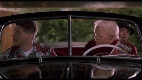 Old Biff gives Young Biff the sports almanac